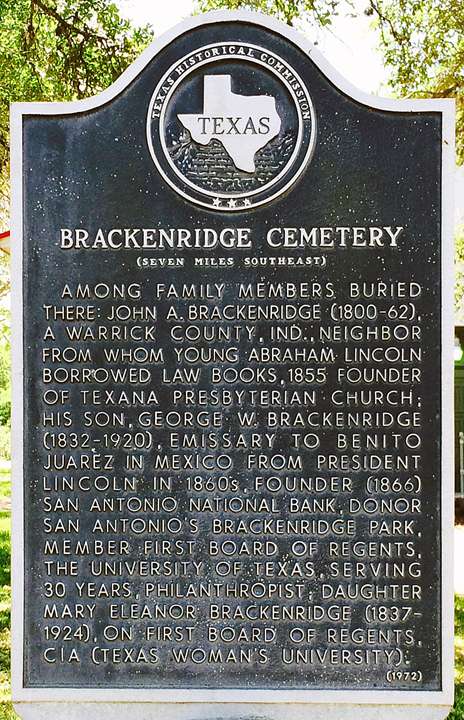 edna brackenridge cemetery marker